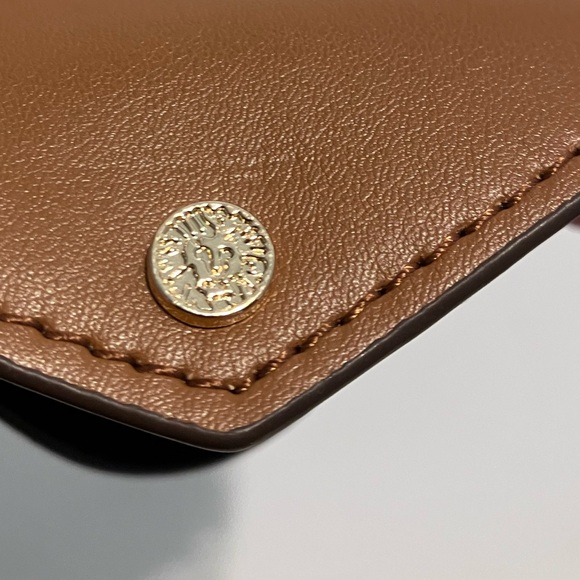 ANNE KLEIN WALLET BROWN AND GOLD CHAIN - Picture 11 of 11